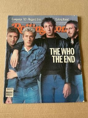 Rolling Stone Magazine November 11, 1982 The Who The End